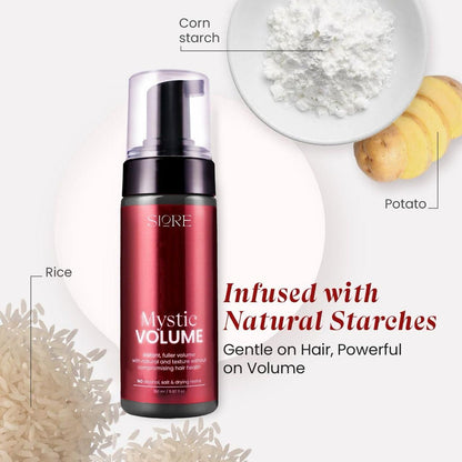 Siore Mystic VOLUME Spray , Instant, Fuller Hair with Natural Texture